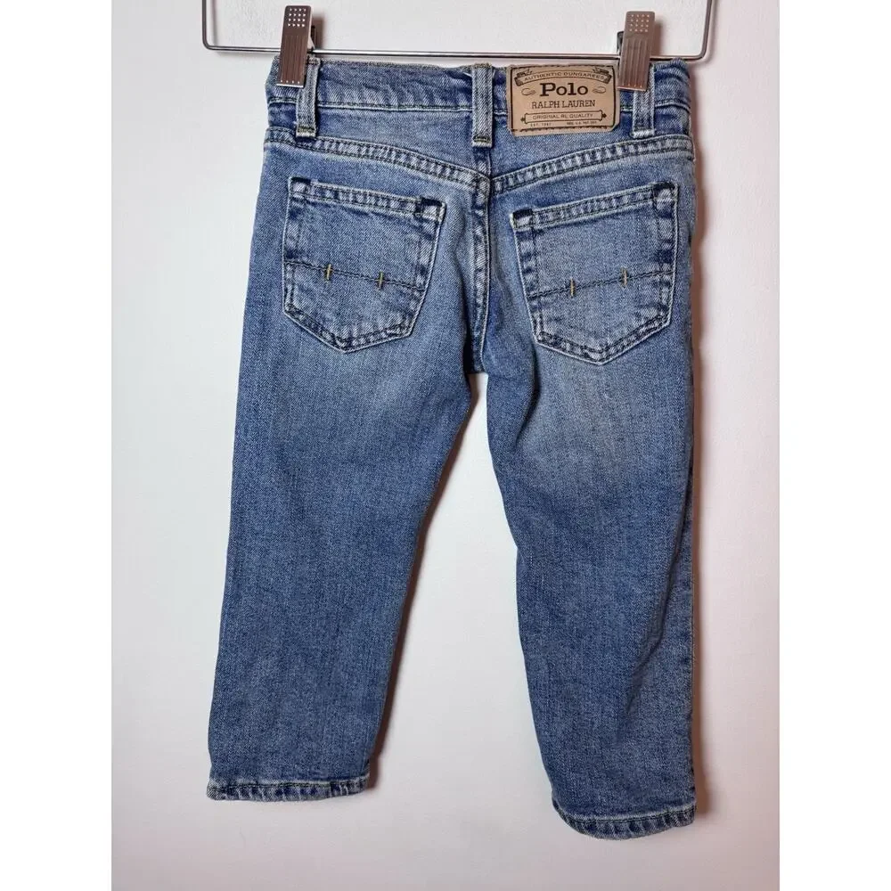 Polo Ralph Lauren Sullivan Slim Stretch Blue Jeans Sz 2T
